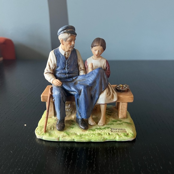Norman Rockwell - "The Lighthouse Keepers Daughter "Figurine 1979 5" Tall - Picture 3 of 4